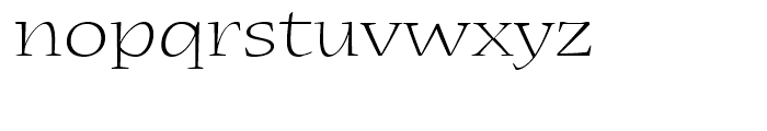 Nueva Light Extended Font LOWERCASE