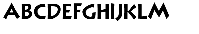 Nuevo Litho Regular Font UPPERCASE