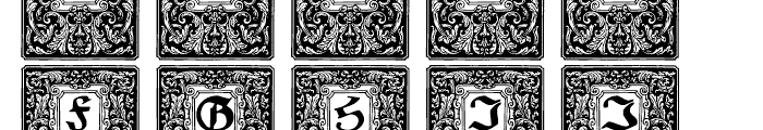 Nurnberg Schwabacher Regular Font UPPERCASE