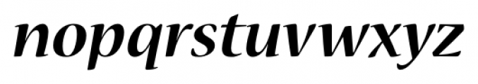 Nueva Std Bold Italic Font LOWERCASE