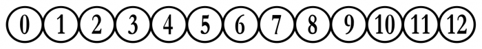 Numberpile Reversed Font UPPERCASE