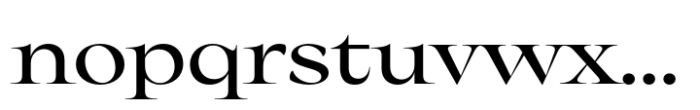 Nuances Collection Extended Medium Font LOWERCASE