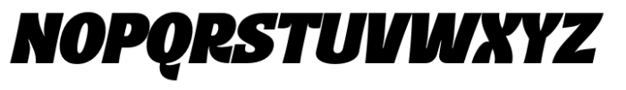 Nubars Italic Font UPPERCASE