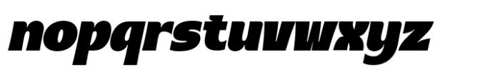Nubars Italic Font LOWERCASE