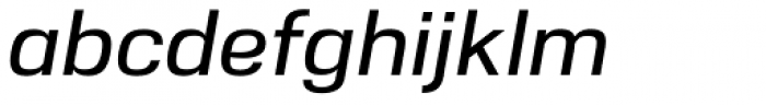 Nuber DemiBold Italic Font LOWERCASE