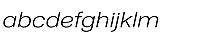 Nuber Next Light Wide Italic FONT