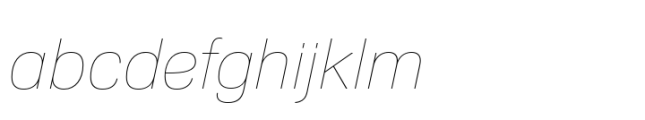 Nuber Next Thin Italic FONT