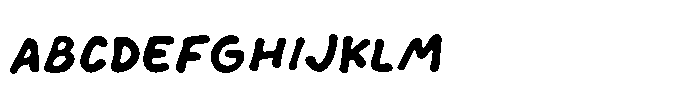 Nubes Regular Font UPPERCASE