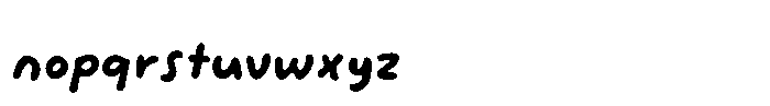Nubes Regular Font LOWERCASE