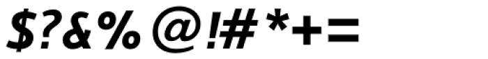 Nubian Bold Italic Font OTHER CHARS