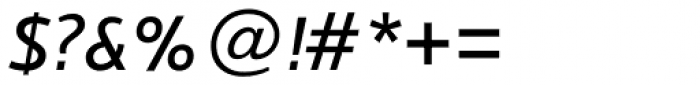 Nubian Medium Italic Font OTHER CHARS