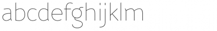 Nubian Thin Font LOWERCASE