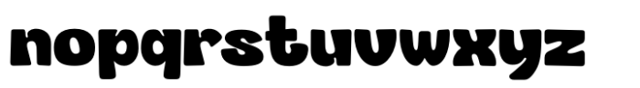 Nuble Retro Regular Font LOWERCASE