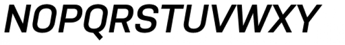 Nudista SemiBold Italic Font UPPERCASE