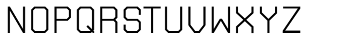 Nue Archimoto Thin Font LOWERCASE