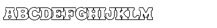 Nuega Outline FONT