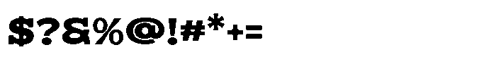 Nuega Regular Font OTHER CHARS