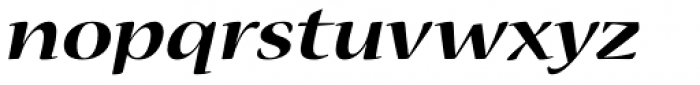 Nueva Std Ext Bold Italic Font LOWERCASE