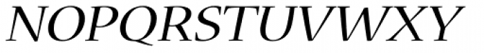 Nueva Std Ext Italic Font UPPERCASE