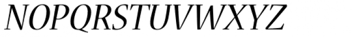 Nueva Std Italic Font UPPERCASE