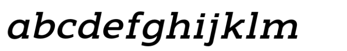 Nuga Medium Italic Font LOWERCASE