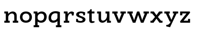 Nuga Medium Font LOWERCASE