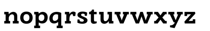 Nuga Semi Bold Font LOWERCASE