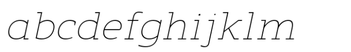 Nuga Thin Italic FONT