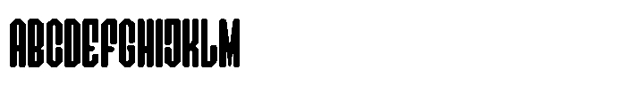 Nuged Font UPPERCASE