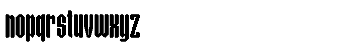 Nuged Font LOWERCASE