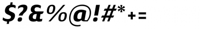Nula Semi Bold Italic Font OTHER CHARS