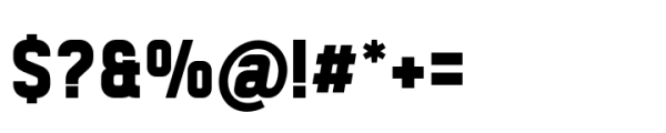 Nulato Extra Black Font OTHER CHARS