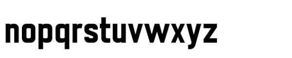 Nulato Extra Bold Font LOWERCASE