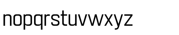 Nulato Extra Light Font LOWERCASE
