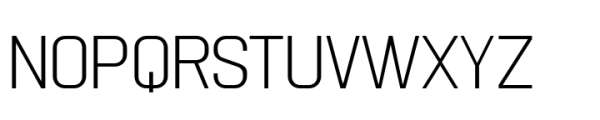 Nulato Hairline Font UPPERCASE