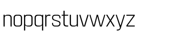 Nulato Hairline Font LOWERCASE
