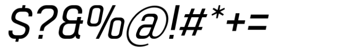 Nulato Light Italic Font OTHER CHARS