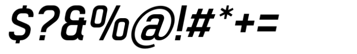 Nulato Regular Italic Font OTHER CHARS