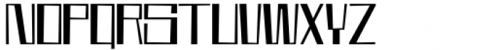 Nullomis Wide Heavy Font LOWERCASE
