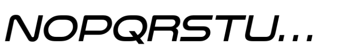 Nulshock Light Italic Font UPPERCASE