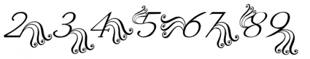 Numbers Decorative1 Font UPPERCASE