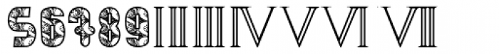 Numbers Decorative1 Font UPPERCASE