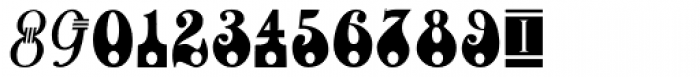 Numbers Decorative1 Font LOWERCASE