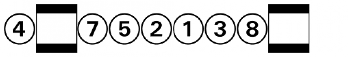 Numerics P01 Font OTHER CHARS