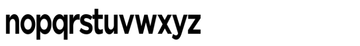 Nunito Flex Bold Condensed Font LOWERCASE