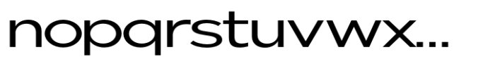 Nunito Flex Expanded Font LOWERCASE