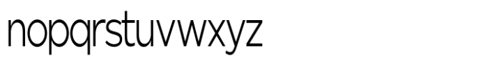 Nunito Flex Light Condensed Font LOWERCASE