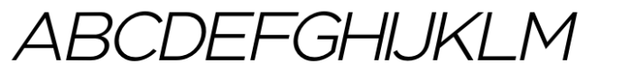 Nunito Flex Light Slanted Font UPPERCASE