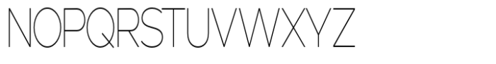 Nunito Flex Thin Condensed Font UPPERCASE