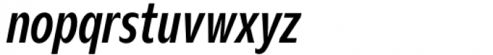Nuno Condensed Medium Italic Font LOWERCASE
